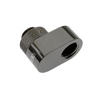XSPC G1/4 Rotary 14mm Offset Fitting - Chrome Schwarz