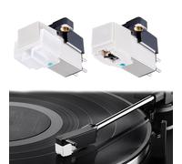 XSQD 2 Pièces Aiguille De Remplacement Pour Lecteur d'Enregistrement, Aiguille Tourne Disque, Demi-Pointe De Cône De Forage, Aiguilles Plateau Tournant At3600L, Convient Pour Les Lecteurs De Vinyle LP