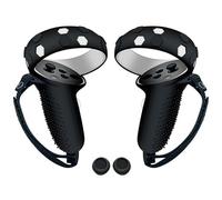 XSQD Compatible Housse De Poignée Manette Oculus Quest2, Manche En Silicone Antidérapant, Manette Protection Antichute Avec Casquette Rocker, Tout Compris Manche Housse, Accessoires Pour Jeux VR