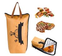 XSQD Couverture Barbecue pour La Viande Repos, Blanket for Resting Meat Grande Capacité, Réusable, Imperméable Résistant à l'huile, Sac d'Isolation Alimentaire Pique-Nique Extérieur, BBQ Accessoires