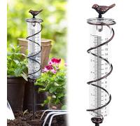 XSQD Pluviomètre De Jardin, Support Métal Pour Oiseaux, Outil De Mesure Demande En Eau Pour Plantes, Cadeau Pour l'Enthousiaste Du Jardin, Utilisé Pour La Cour, Pelouse Et Les Accessoires De Jardin