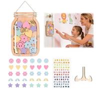 XSQD Points Tableau Récompense, Bocal Recompense Enfant, Tableau de Récompense de Formation de Toilette, Feuille de Comportement Récompense D'enfant, Pot de Motivation de Parent D'enseignant