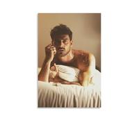 XSQING Michele Morrone Poster sur toile représentant l'acteur italien 40 x 60 cm