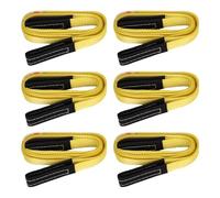XSTRAP Sangle de remorquage robuste de 7,6 cm x 9,1 m - Capacité nominale de 13,6 kg - Sangle de remorquage pour véhicule robuste avec boucles renforcées + manchons de protection + sac de rangement (6