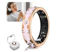 XSWCCJJ 2026 TOP 1 9.0 Smart Ring and Charging Case 【Industry First - 0 Measurement Erre】【IP68 Waterproof】 Smart Ring for Sleep Tracker Wearable, SpO2, Fitness 【Rose 9#】