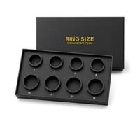XSWCCJJ Kit de taille de bague intelligente - Comprend les tailles britanniques 7 à 12, de sorte que vous pouvez mesurer avant d'acheter pour vous assurer que chaque fois