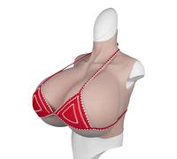 XSWL Bonnet S/Z, énormes Faux Seins, Formes de Poitrine en Silicone pour travesti, transgenre, Cosplay, plaques mammaires artificielles, vêtements de travesti,Tan,Z Cup