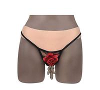 XSWL Crossdresser Culotte Silicone Peau Super Douce Hommes cachant Une Culotte Gaff pour Cosplay transgenre Glisser Reine,Marron,Upgrade Size