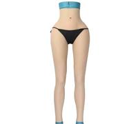 XSWL Culotte en Silicone avec vagin Artificiel, sous-vêtement pour rehausser Les Hanches et Les Fesses, Permet d'uriner, Culotte dissimulatrice pour Personnes transgenres.,Girly White,One Size