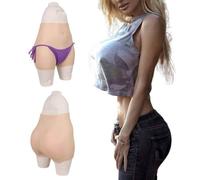 XSWL Culottes vaginales en Silicone Culottes gainantes pour rehausser Les Fesses sous-vêtements réalistes et enfichables pour travestis,Color 2,L
