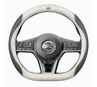 XSYBHD pour Nissan D22 2011-2013 Housse de Volant de Voiture,Cuir sur Mesure Protégé Volant Voiture, Unisexe Femmes et Hommes,Élastique Respirante Couvre Volant