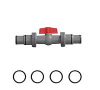 XSYKJGS Raccord de tuyau, robinet d'arrêt de piscine 32 mm vers 38 mm, adaptateur de tuyau de piscine 2 voies en PVC - Robinet d'arrêt, vanne d'arrêt, robinet à boisseau sphérique pour tuyau Ø 32/38