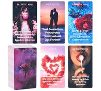 XSYLOHXL Love Oracle Cards for Beginners: 53 Tarot Cards with Messages and Life Advice