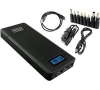 ® XT-20000QC3 Powerbank Moderne DC + USB QC3 Batterie avec 20100 mAh ¿ 1 x USB, 1 x Port USB QC3 et DC de 5 à 24 V 65 W Max. ¿ Batterie Externe pour Ordinateur Portable, Tablette, iPhone,