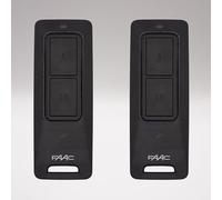 XT2 433/868 FDS - Télécommande portail 2 canaux - Réf. 787017 - Nouvelle génération - Bi-fréquence 433 + 868 MHz - rétrocompatible SLH + 1 Porte-clés DOMOBIP (Noir - Lot de 2)