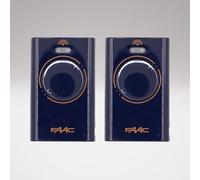 XT2 433 SL BLEU 787014 - Télécommande portail 2 canaux - 433,92 MHz - Compatible récepteurs SL - Codage Rolling Code + 1 porte-clés DOMOBIP (Bleu - Lot de 2)