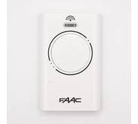 XT2 868 SLH BLANC 787009 - Télécommande portail 2 canaux - 868,35 MHz - Compatible récepteurs SLH - Sécurité Rolling Code + 1 porte-clés DOMOBIP (Blanc - Lot de 1)