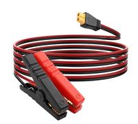 XT60 Câble de charge femelle vers batterie Alligator Clip YACSEJAO 16AWG XT60 avec clip de batterie 1,8 m
