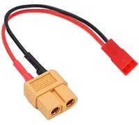 XT60 Female Plug to JST Female Cable 10cm 22AWG Soft Silicone RC Battery Charger Adapter Connector for RC Car Nice processing