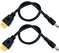 Xt60 Female To Dc 5.5 X 2.5mm Adapter Cable For Ts100 Soldering Iron Fpv Monitor Power Drone Power Cable 2pcs-Marque Générale