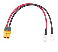 XT60 to O Ring Terminal Cable,14AWG XT60 Female to O Terminal,Extension Cable for Solar Panel Kit and Battery Charging (0.3m/1FT) (XT60 Female)