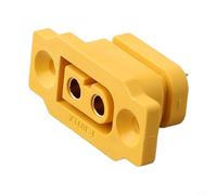 XT60E-F Connecteur femelle pour XT60 mâle, connecteur électrique 30 A haut courant avec plastique PA et ressort plaqué or, DC 500 V nominale pour