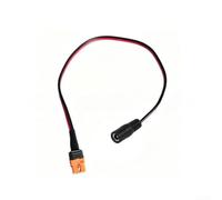 XT60IF vers DC5521 Câble adaptateur en cuivre 2,0 mm² pour modélisme et alimentation (0,3 mètres)