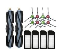 Xtahdge Pour X1 Omni Turbo Accessoires d'aspirateur Brosse principale Kit de brosse latérale Pièces de rechange de filtre HEPA