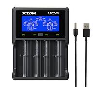 XTAR Men's VC4 4 Chargeur USB Noir