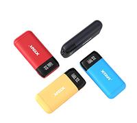 XTAR PB2S Chargeur de Batterie 18650 Xtar Chargeur Rapide USB C Chargeur Rapide 18650 20700 21700 Chargeur USB 18650 Écran LCD Piles Non incluses (Bleu)