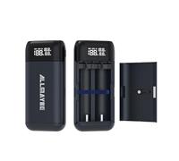 XTAR PB2S Chargeur Rapide, à USB C, pour Batteries 18650, 20700, 21700 (Non incluses), Noir