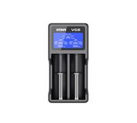 XTAR VC2 Chargeur USB Smart LCD Pour Batteries Cylindriques Li-Ion NiMH NiCd