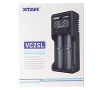 Xtar VC2SL Chargeur rapide pour batterie Li-ion 3,6V à 3,7V et NiMH 1,2V, sans adaptateur secteur