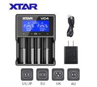 XTAR VC4 18650 chargeur de batterie 1.2V AAA AA piles LCD affichage charge 3.6V Batteries LiIon rechargeables 10400-32650CHARGER XTAR VC4 CHARGER