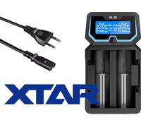 Xtar X2 - Chargeur pour batteries Lithium Ion 3,6-3,7V et Ni/MH 1,2V