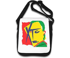 XTC Drums and Wires Rock Sac à bandoulière avec logo coloré Blanc