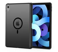 XTCASE Coque pour iPad A16 11ème 2025 11 Pouces/iPad 10ème Génération 10,9 Pouces 2022 Magnétique Compatible avec MagSafe, Étui Mat Translucide PC Dur Housse Arrière Anti-Rayures, Noir