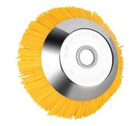 XTDMJ Brosse en nylon, 200 mm x 25,4 mm, tête de brosse à mauvaises herbes, brosse anti-mauvaises herbes pour enlever la rouille et la mousse, brosse de tondeuse à gazon en nylon