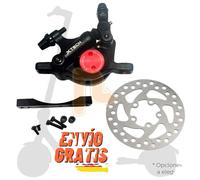 XTECH Kit étrier de frein semi-hydraulique, disque de 120mm, compatible avec Xiaomi M365/1S/Pro 2, kit disque noir 120mm