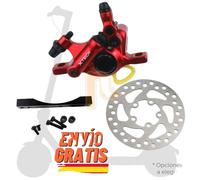 XTECH Kit pince de frein semi-hydraulique, disque de 120mm, compatible avec Xiaomi M365/1S/Pro 2, kit disque rouge 120mm