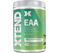 XTEND EAAs 40 portions pour l'hydratation et la performance physique | Hydrate, répare, récupère | 9 acides aminés essentiels + électrolytes ajoutés | Pomme et framboise