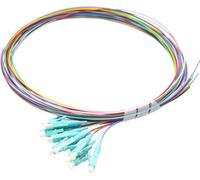 XtendLan FO pigtail LC/APC, 9/125, 0,9mm, 1m, LS0H, ZWP, set de 12 pigtails de différentes couleurs, G.652d