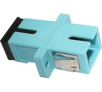 XtendLan SC-SC adaptateur simplex MM, OM3, cyan, pour tableaux optiques