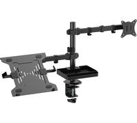 - Xtendmounts Flex, Support Ecran Pc De 17 À 32"", Plateau Ordinateur Portable, Compatible Vesa 75X75/100X100, Hauteur & Inclinaison Ajustable, Tablette Rangement & Support Smartphone