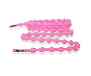 Xtenex Paire de Lacets autobloquants Rose 75 cm
