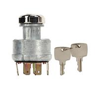 XTevu Commutateur d'allumage de démarreur avec 2 clés, AR58126 Commutateur e Contact OEM de Remplacement pour Tracteur John Deere 2 330 655 755 830 855 856 955