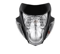 XTevu Couvercle de phare, carénage de capot de phare de moto, protection de lunette de masque de lampe avant, ajustement universel pour phares ronds de 7 pouces