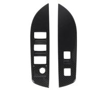 XTevu Garniture de panneau de commande de fenêtre, couvercle de bouton de porte en fibre de carbone compatible avec GR 2023-2025, remplacement du panneau de commande de fenêtre