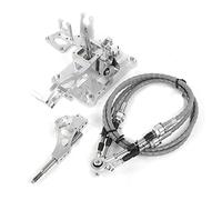 XTevu Kit Support de Transmission Levier - Câbles Support de Câble Transmission - Ensemble Câbles Levier - Compatible RSX K20 K24 - K Swap EF EG EK K-Series Civic