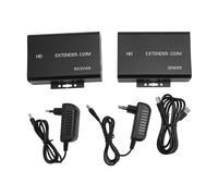 XTEVU KVM Extender, 150m HD Interface multimédia sur le câble Ethernet Cat5e 6 avec extension USB et support 1080p 60Hz, périphérique d'extension vidéo RJ45